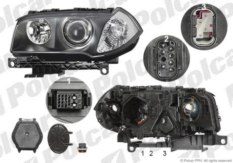 Фара основна Polcar 2055098U