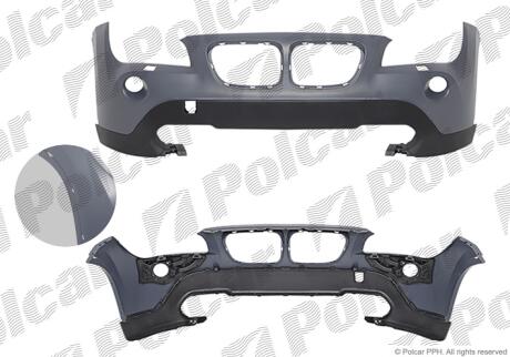 Бампер передний Polcar 206007-0