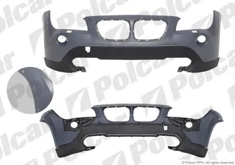 Бампер передний Polcar 206007-0