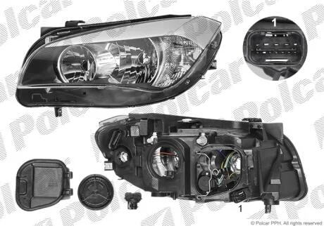 Фара основна Polcar 2060100E