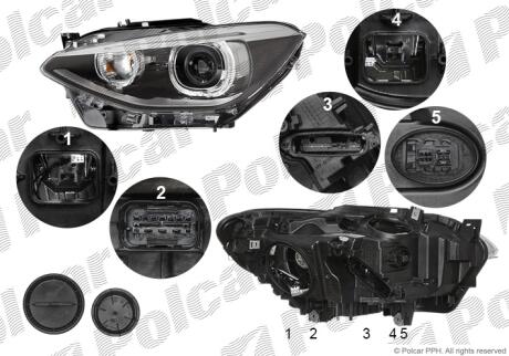 Фара основная Polcar 20C1091H