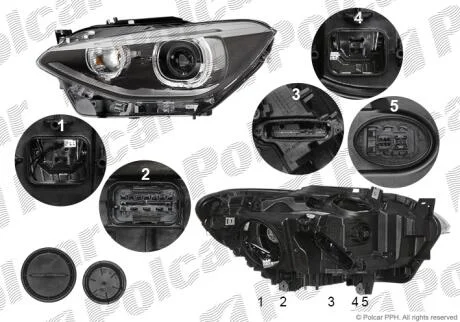 Фара основна Polcar 20C1101H