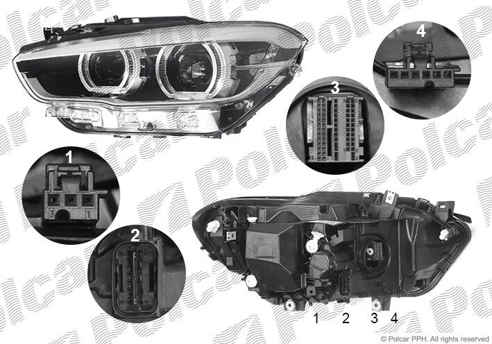 Фара основна Polcar 20C4092H (фото 1)