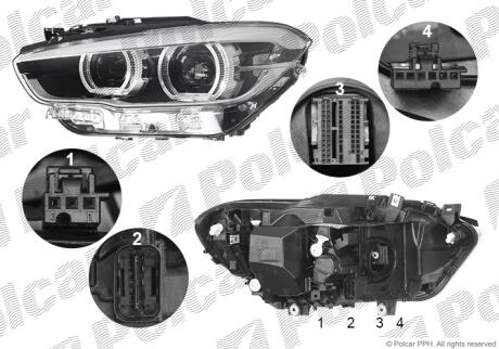 Фара основна Polcar 20C4092H