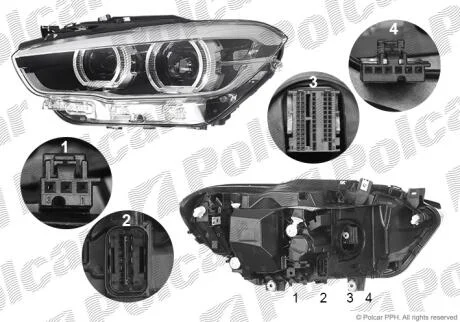 Фара основна Polcar 20C4092H