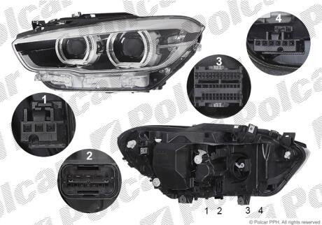 Фара основная Polcar 20C4101H