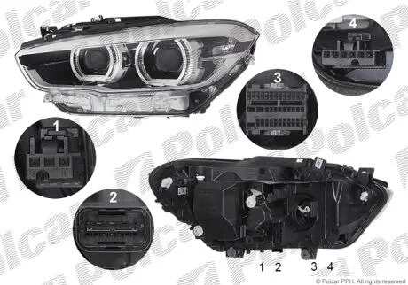Фара основна Polcar 20C4101H