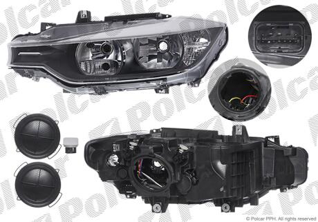 Фара основная левая LED Polcar 20D109-E