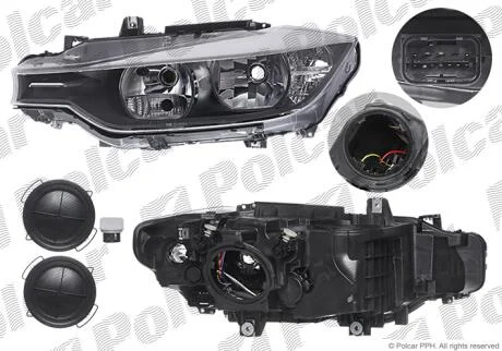 Фара основна ліва LED Polcar 20D109-E
