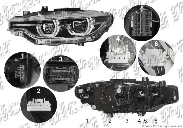 Фара основная Polcar 20D1107E (фото 1)