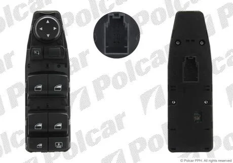 Блок кнопок склопідіймача Polcar 20D1P-71