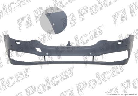 Бампер передний Polcar 20E107-5
