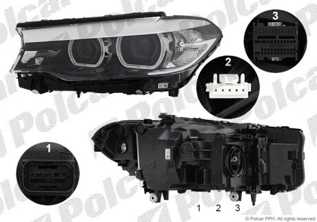 Фара основная Polcar 20E1091Z