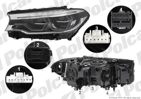 Фара основная правая LED Polcar 20E1102Z
