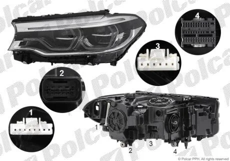 Фара основна права LED Polcar 20E1102Z