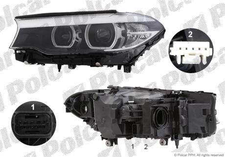 Фара основна Polcar 20E110-E