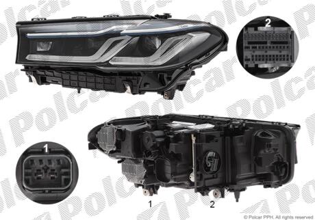 Фара основна Polcar 20E209-H