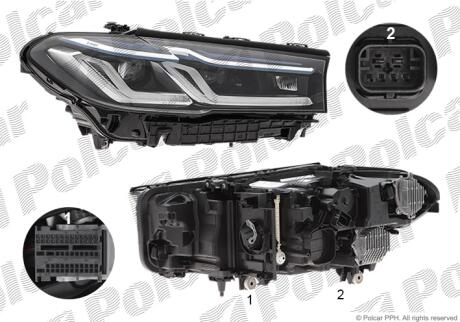 Фара основна Polcar 20E210-H