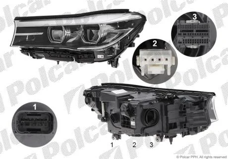 Фара основна Polcar 20F1091Z