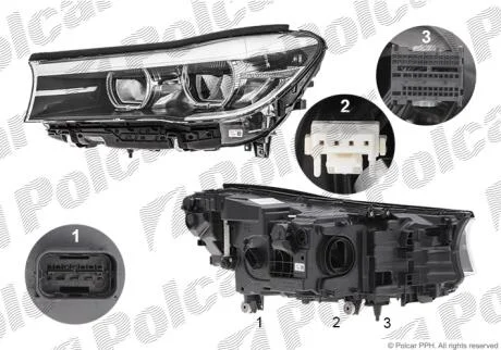 Фара основна Polcar 20F109-Z