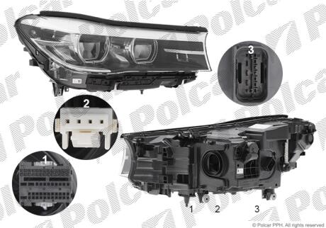 Фара основная Polcar 20F1101Z