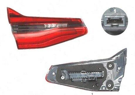 Ліхтар задній зліва внутрішній Polcar 20G1871X (фото 1)