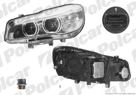 Фара основна ліва LED Polcar 20L1091U