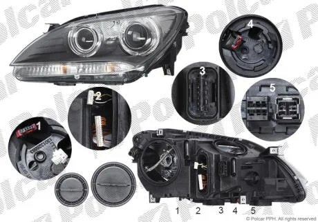 Фара основная Polcar 20S1091U