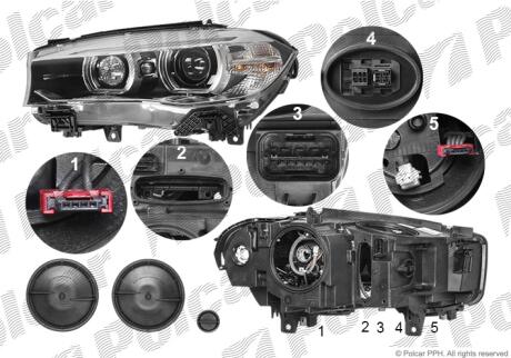Фара основная Polcar 20T1091U