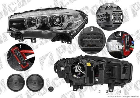 Фара основная Polcar 20T1100E