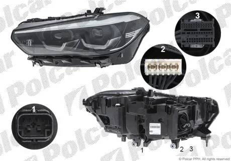 Фара основна Polcar 20T2091U