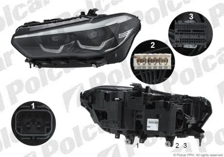 Фара основна Polcar 20T209-U