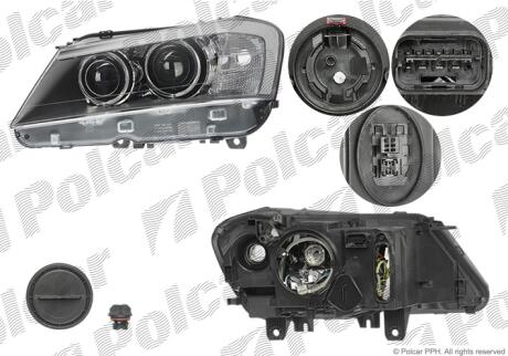 Фара основна права D2S, LED Polcar 20X1102U