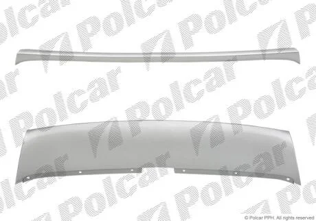 Спойлер переднього бампера Polcar 20X125