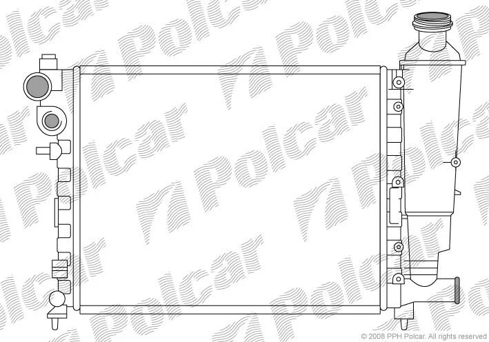 Радіатори охолодження Polcar 230608-5 (фото 1)
