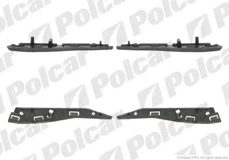 Кронштейн бампера лівий+правий Polcar 230807-8
