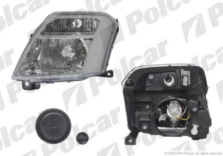 Фара основная левая H4, PY21W, W5W Polcar 2308091E