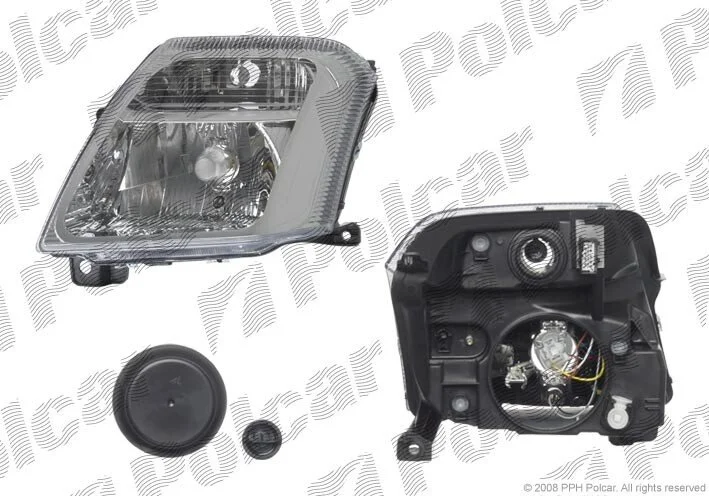 Фара основна права H4, PY21W, W5W Polcar 230810-C (фото 1)