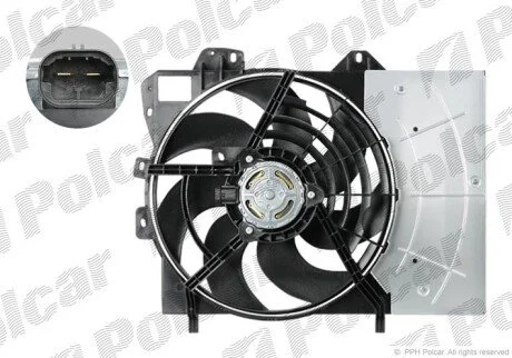 Вентилятори з корпусом / кронштейном Polcar 231623W2