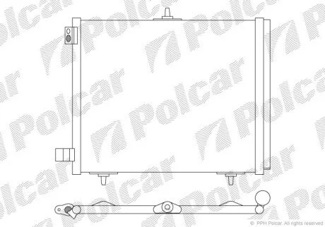 Радиаторы кондиционера Polcar 2316K8C2