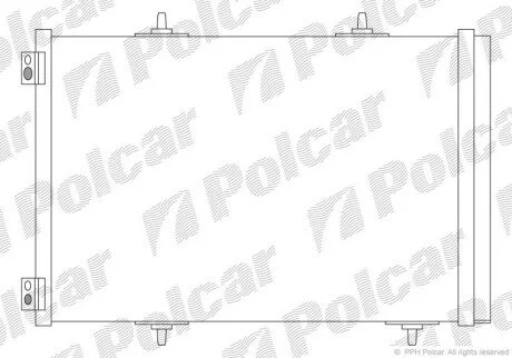 Радиаторы кондиционера Polcar 2316K8C3S
