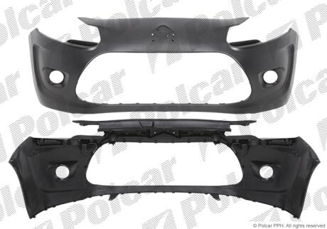 Бампер передній Polcar 231807-J