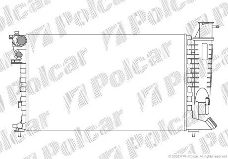 Радіатори охолодження Polcar 232408-5