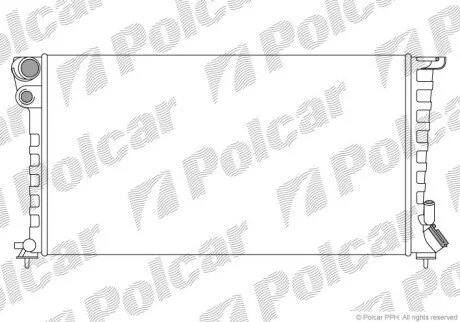 Радиаторы охлаждения Polcar 232608B4
