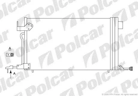 Радіатори кондиціонера Polcar 2326K8C1S