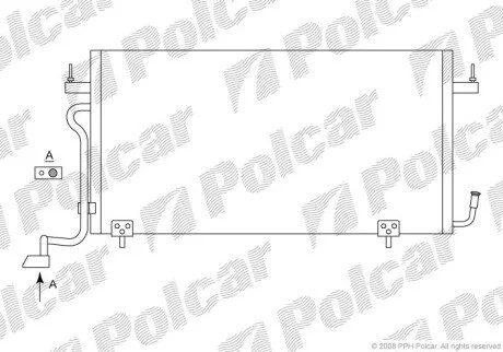Радіатори кондиціонера Polcar 2326K8C3