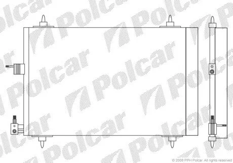 Радіатори кондиціонера Polcar 2327K8C1