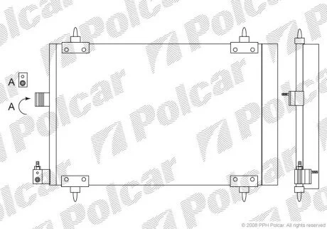 Радиаторы кондиционера Polcar 2327K8C2S