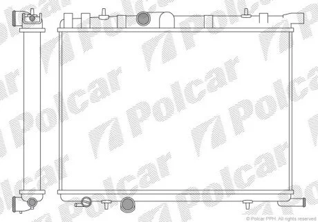 Радіатори охолодження Polcar 232808A2