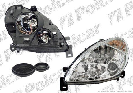 Фара основная правая H1, H3, H7, PY21W, W5W Polcar 2328100E